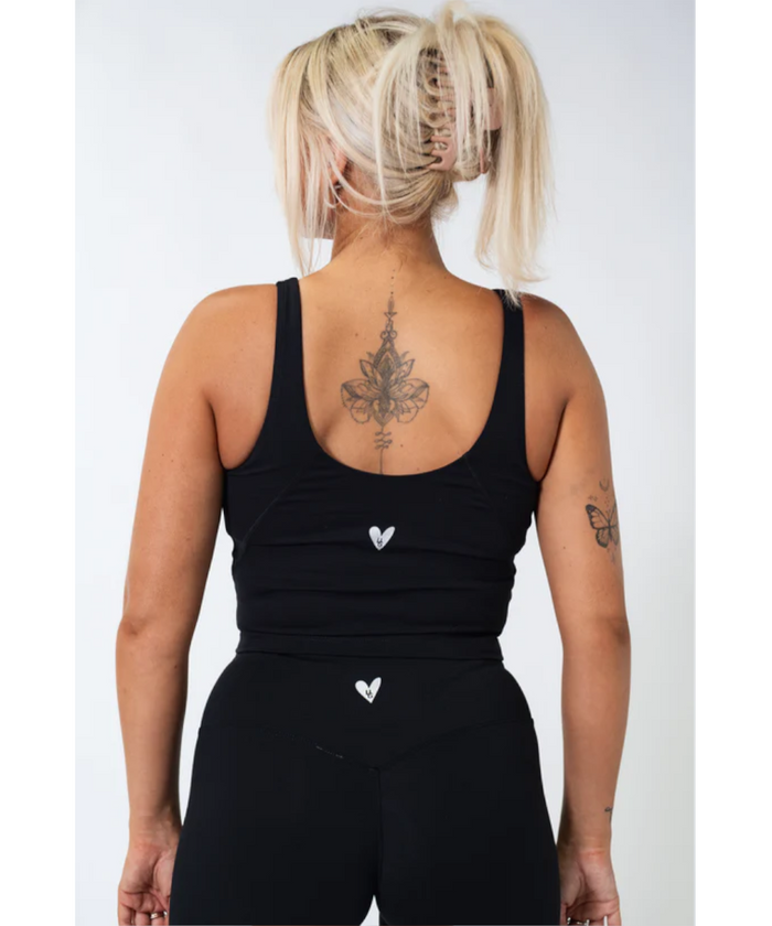 UNDRGROUND Buttery Scoop Singlet (Black)