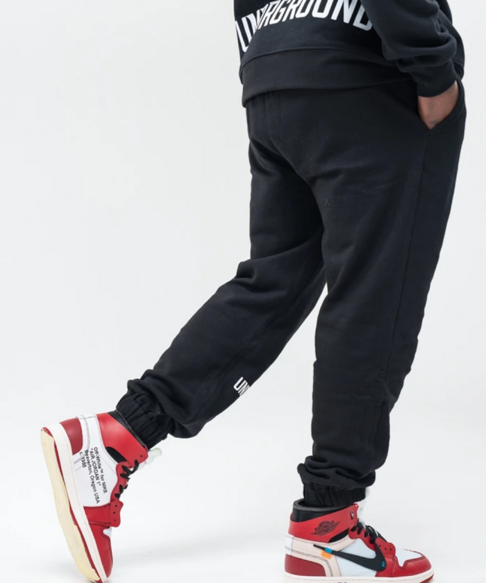 UNDRGROUND Essential Streetwear Joggers (Black)