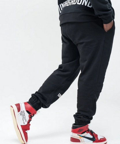 UNDRGROUND Essential Streetwear Joggers (Black)