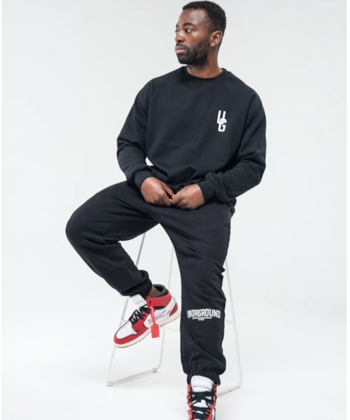 UNDRGROUND Essential Streetwear Joggers (Black)