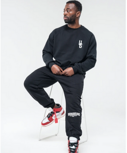 UNDRGROUND Essential Streetwear Joggers (Black)