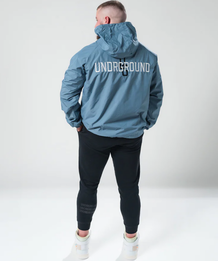 UNDRGROUND Lightweight Pull Over Half Zip Jacket (Cool Grey)