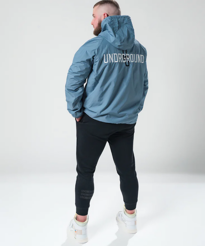 UNDRGROUND Lightweight Pull Over Half Zip Jacket (Cool Grey)