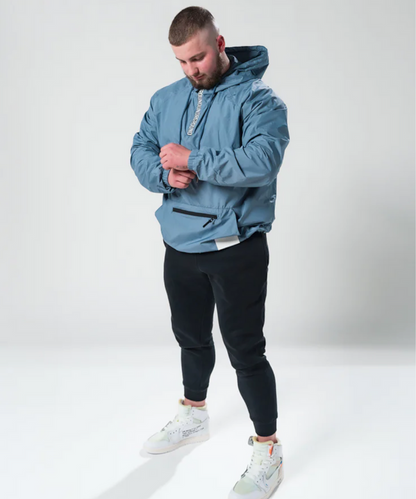 UNDRGROUND Lightweight Pull Over Half Zip Jacket (Cool Grey)