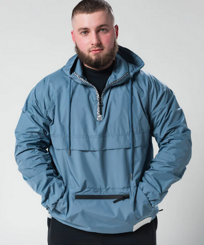 UNDRGROUND Lightweight Pull Over Half Zip Jacket (Cool Grey)