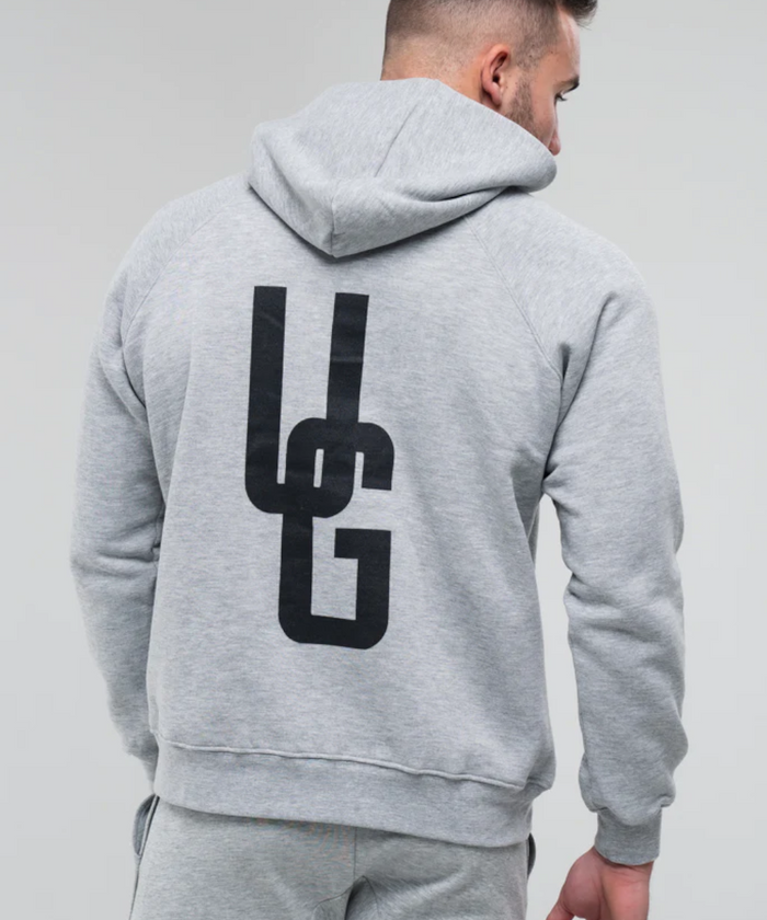UNDRGROUND Logo Hoodie (Marble Grey)