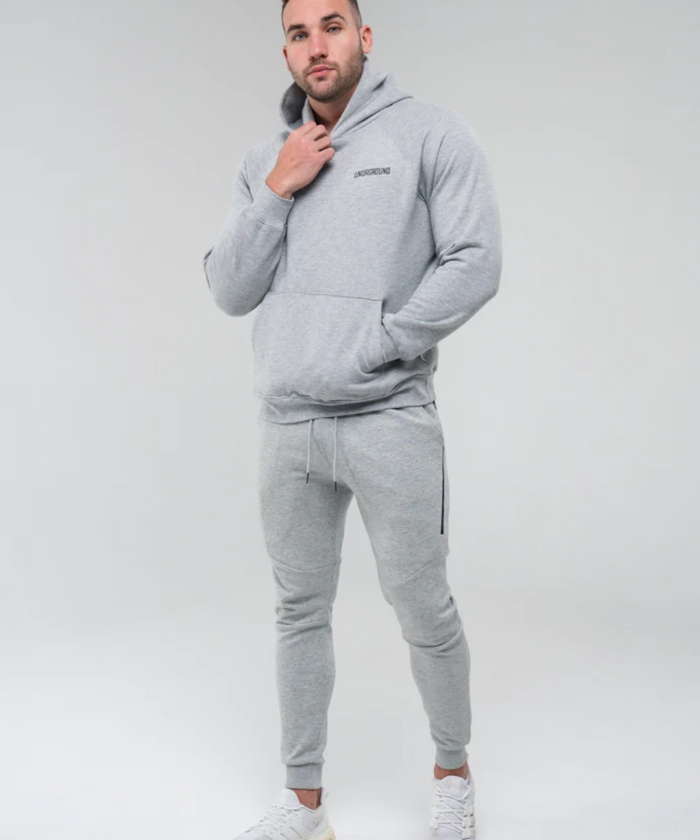 UNDRGROUND Logo Hoodie (Marble Grey)
