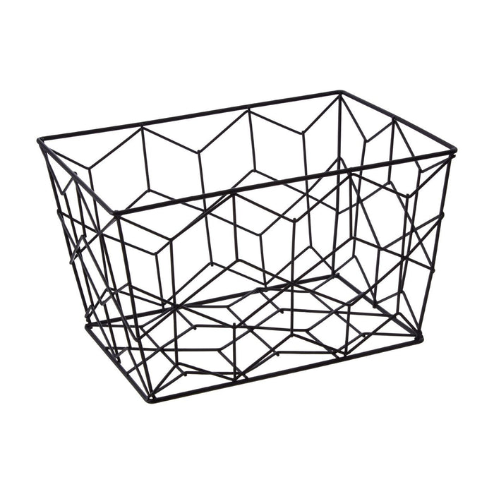 Vertex Contour Storage Basket - Matte Black - Modern Home Interiors