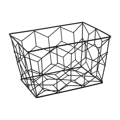 Vertex Contour Storage Basket - Matte Black - Modern Home Interiors