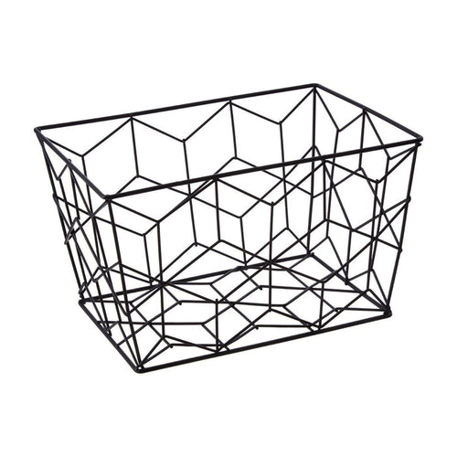 Vertex Contour Storage Basket - Matte Black - Modern Home Interiors