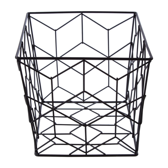 Vertex Contour Storage Basket - Matte Black - Modern Home Interiors