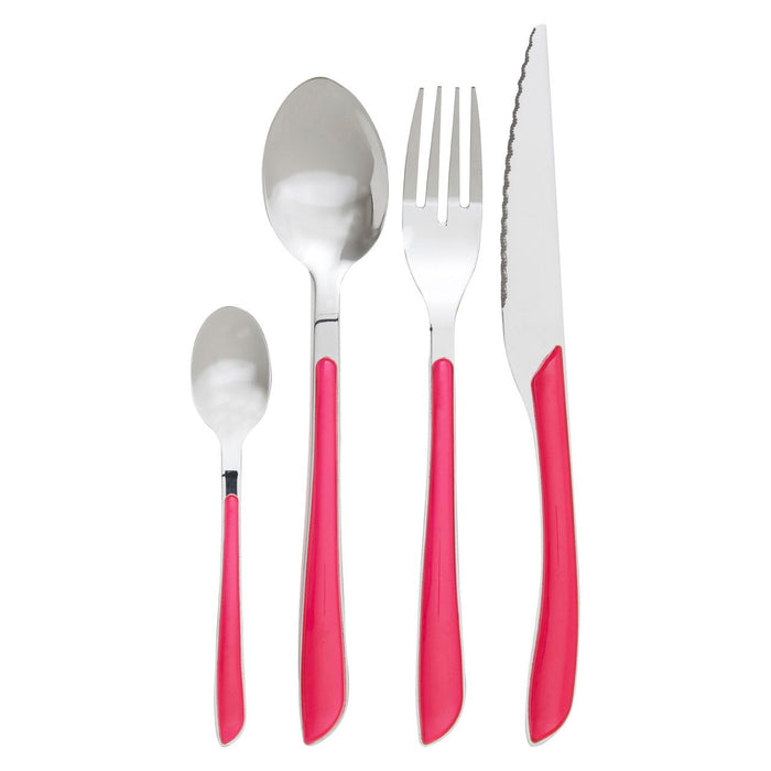 Zuma Multi Coloured Pastel Cutlery Set - 24Pc - Modern Home Interiors