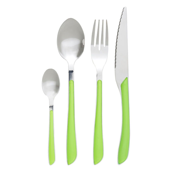 Zuma Multi Coloured Pastel Cutlery Set - 24Pc - Modern Home Interiors