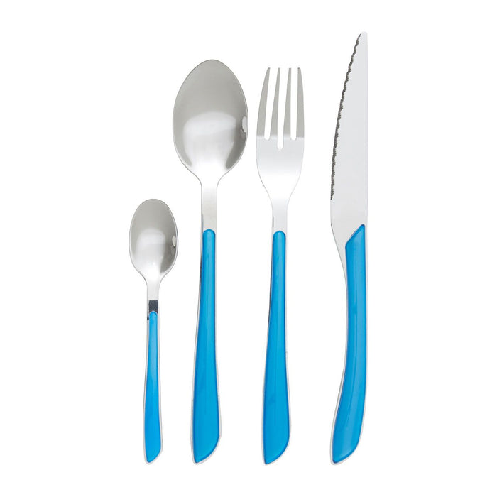 Zuma Multi Coloured Pastel Cutlery Set - 24Pc - Modern Home Interiors